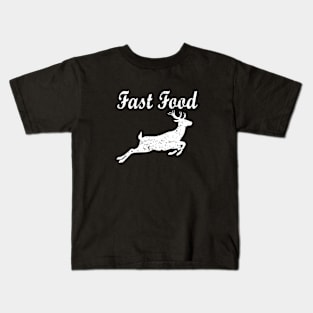 Fast Food Deer Kids T-Shirt